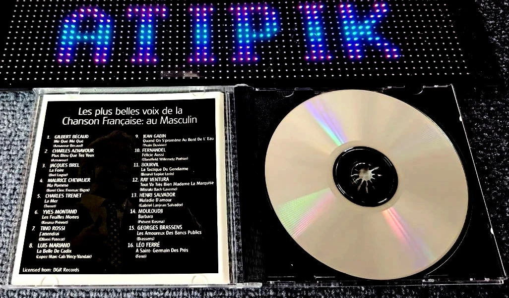 🥇 Cd As Mais Belas Vozes Da Canção Francesa Ao Masculino - Importação 🎶 – photo 4